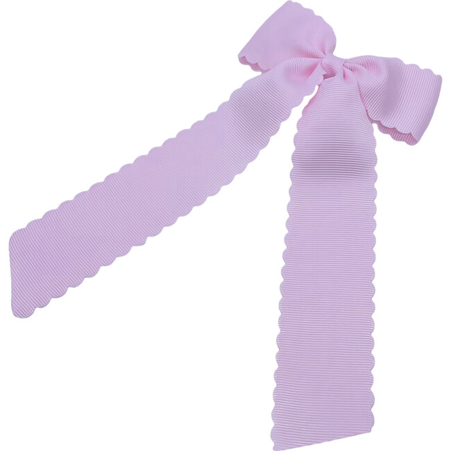 Scalloped Bow, Pink