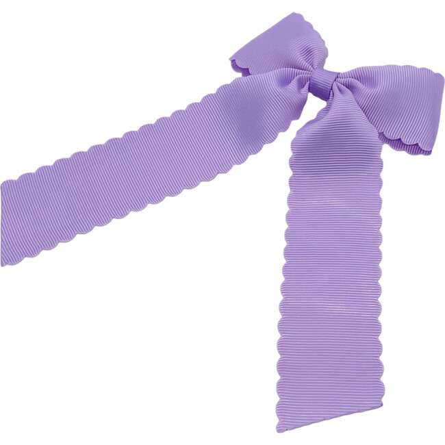 Scalloped Bow, Lavender
