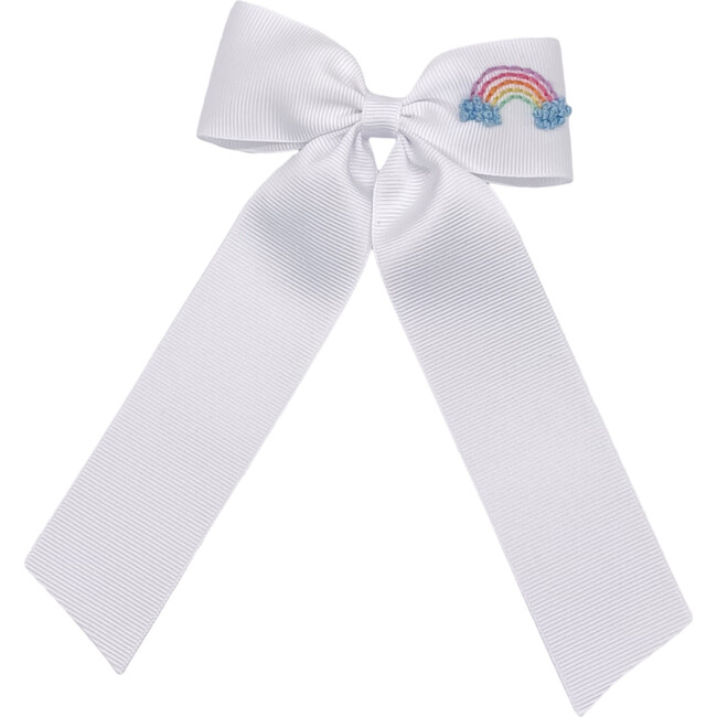 Over the Rainbow Bow, White