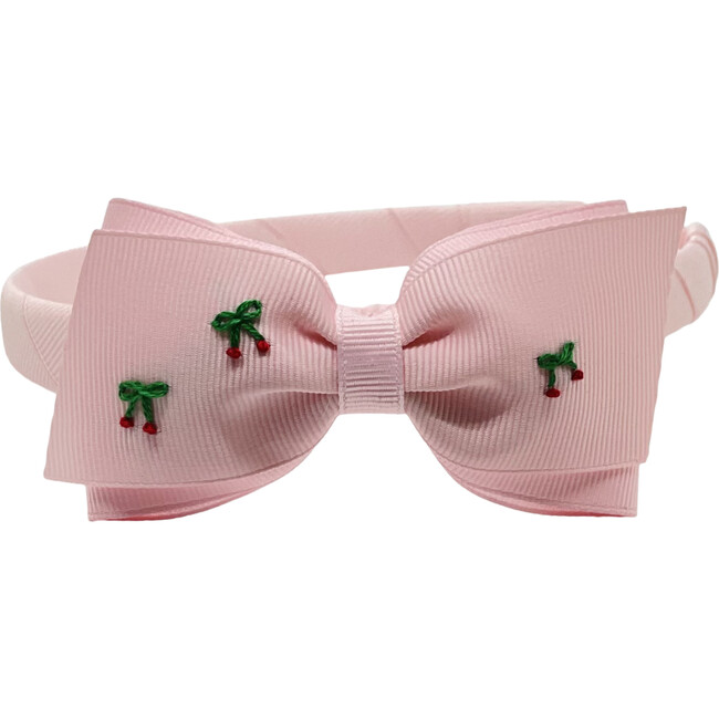 Cherries Lottie Headband, Pink