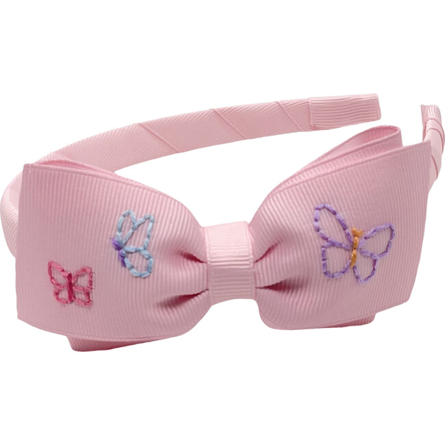 Butterfly Lottie Headband, Pink
