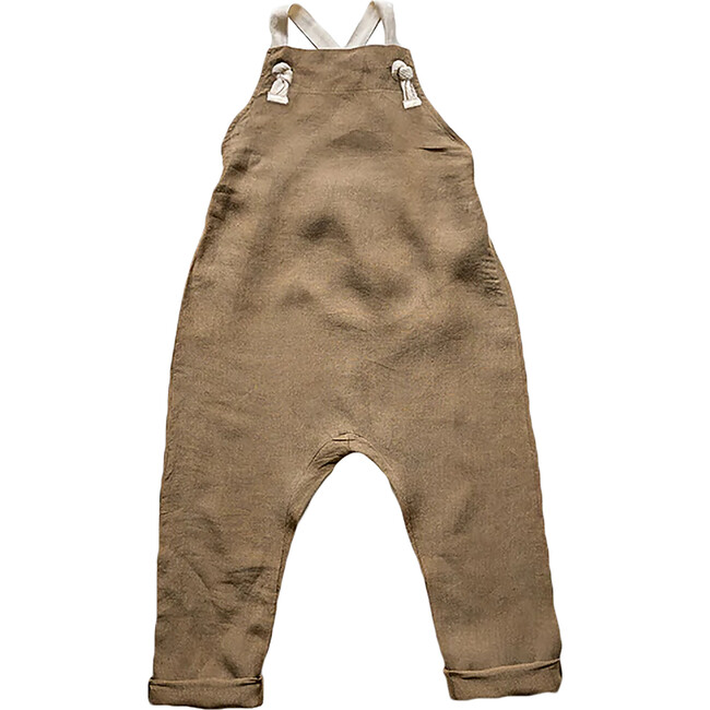 The Linen Overall, Camel - Overalls - 1