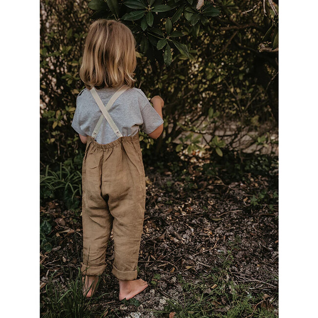 The Linen Overall, Camel - Overalls - 3