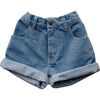 The Denim Short, Light Denim - Shorts - 1 - thumbnail