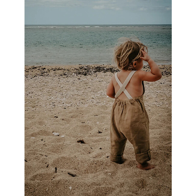 The Linen Overall, Camel - Overalls - 5