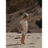 The Kimono Playsuit, Ecru - Rompers - 3