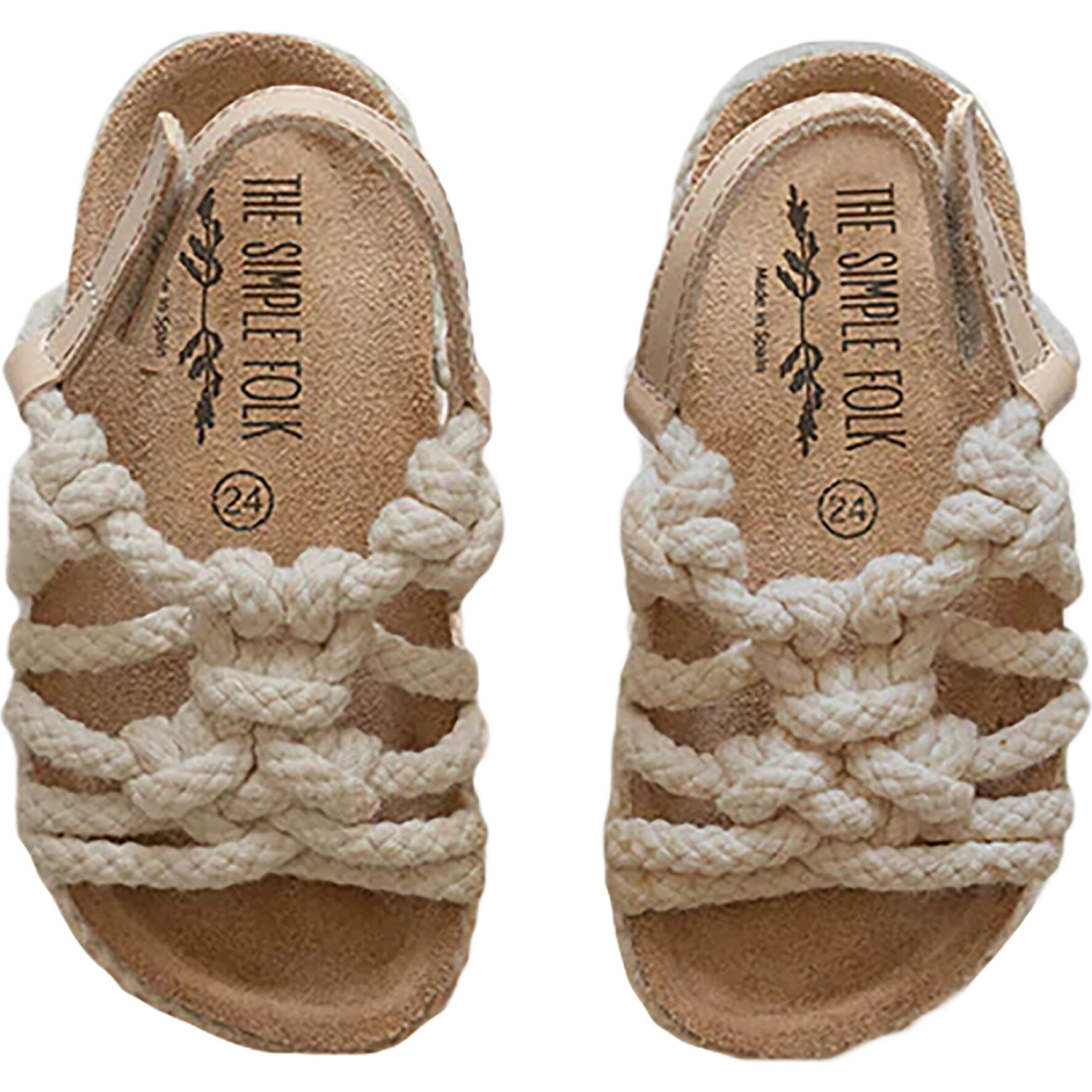 Women Sandals Stagger Hemp Rope Shoes, Size:40(Pink)