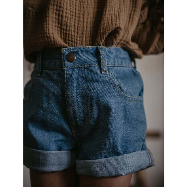 The Denim Short, Light Denim - Shorts - 6