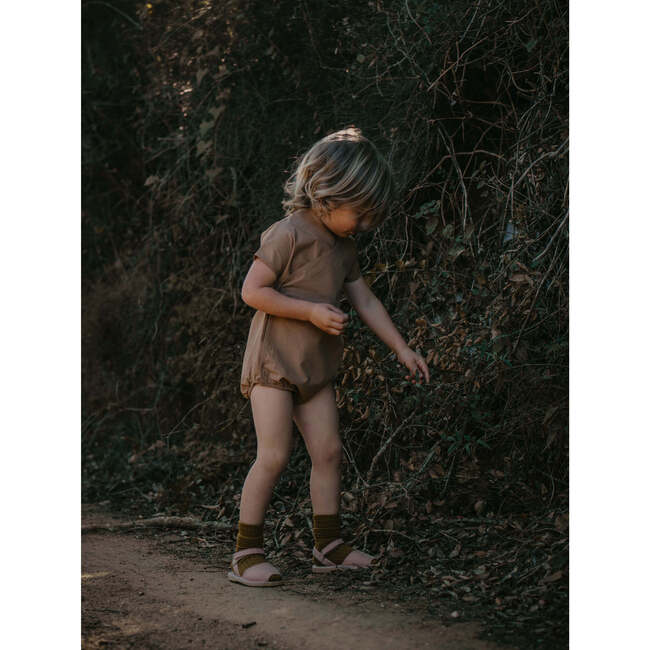 The Noa Bodysuit, Camel - Onesies - 6