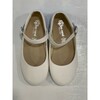 Linen Mary Jane Shoe, White - Dress Shoes - 3