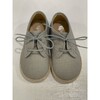 Linen Shoe With Laces, Grey - Dress Shoes - 3