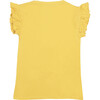 Queen Bee Frill Top, Yellow - T-Shirts - 3