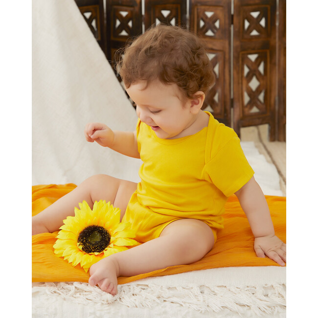 Sunshine Onesie, Yellow - Onesies - 4
