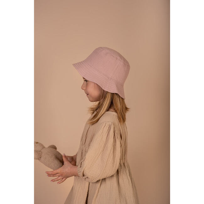 Festival Hat, Muslin Rosa - Hats - 4