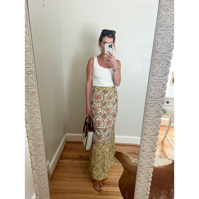 Women's Johanna Skirt, Coral Floral - Skirts - 2