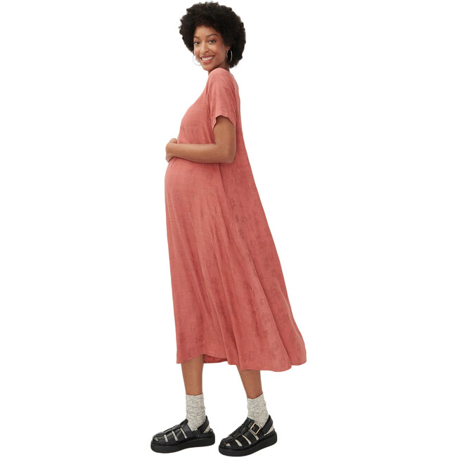 The Women's James Dress, Faded Coral Floral - Dresses - 1