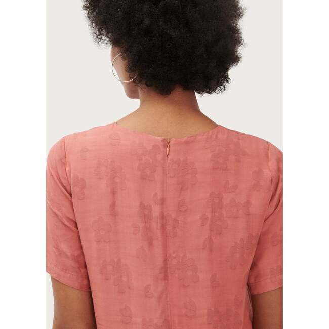 The Women's James Dress, Faded Coral Floral - Dresses - 4