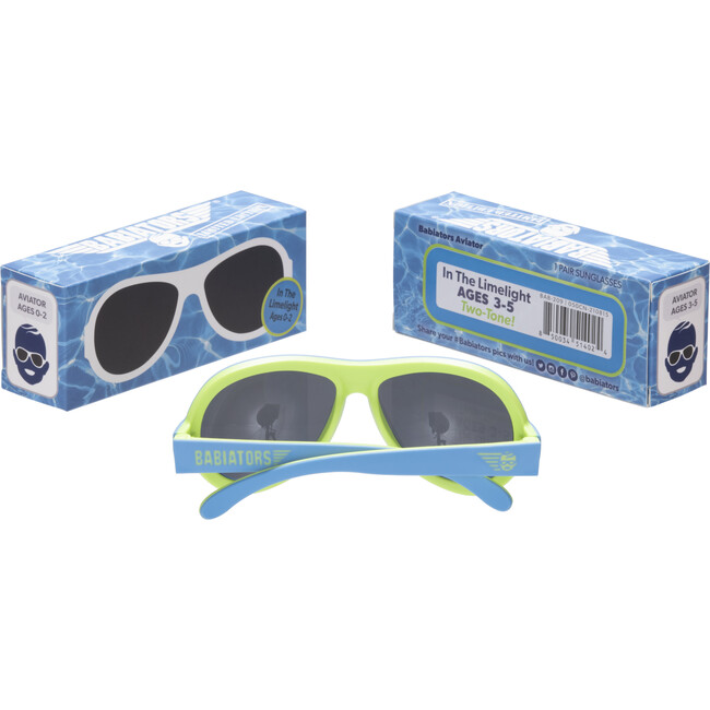 Original Two Tone Aviator, In The Limelight - Sunglasses - 5