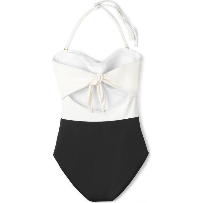 Women's Liz One-piece Swimsuit, Black/Ivory - One Pieces - 4