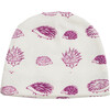 Organic Porcupine Beanie, Fuchsia - Hats - 1 - thumbnail