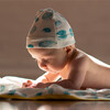 Organic Porcupine Beanie, Blue Tile - Hats - 3