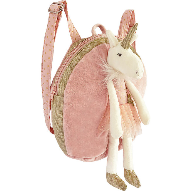Unicorn Backpack, Pink - Bags - 2