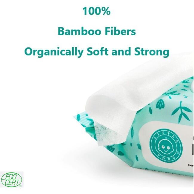 Natural Bamboo Baby Wipes, Bundles - Diapers - 8