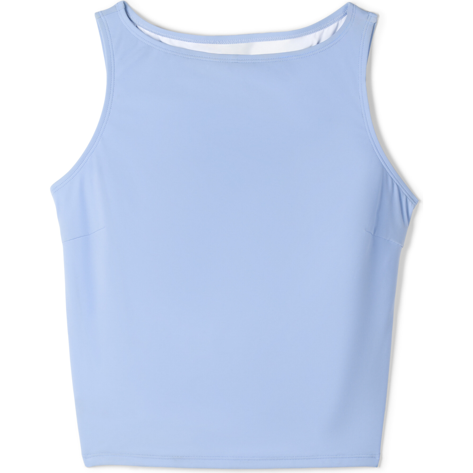 Women's Tiffany  Two-piece Tankini Top, Sky Blue - One Pieces - 1