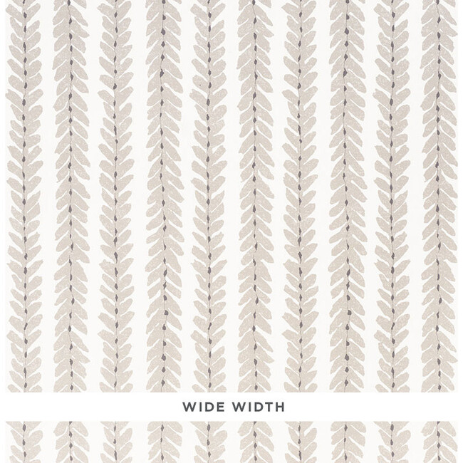 Schumacher x Veere Grenney Woodperry Wallpaper, Taupe