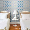 Schumacher x Molly Mahon Spot & Star Wallpaper, Blue - Wallpaper - 2