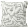 Schumacher x Miles Redd Deconstructed Stripe Pillow, Black & White - Decorative Pillows - 1 - thumbnail