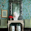 Schumacher x Miles Redd Bright Pavilion Wallpaper, Peacock - Wallpaper - 2