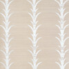 Schumacher x Celerie Kemble Acanthus Stripe Wallpaper, Fog & Chalk - Wallpaper - 1 - thumbnail