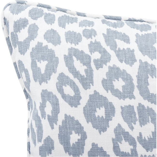 Iconic Leopard Pillow, Sky