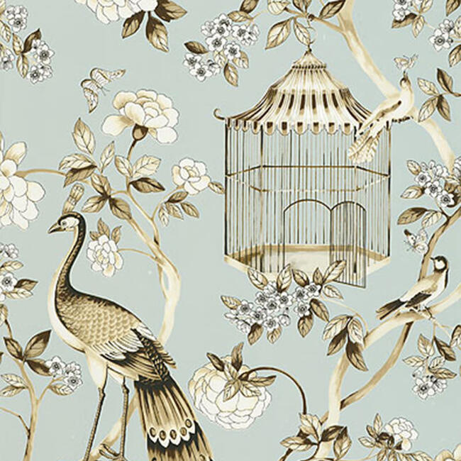 Oiseaux Et Fleurs Wallpaper, MIneral