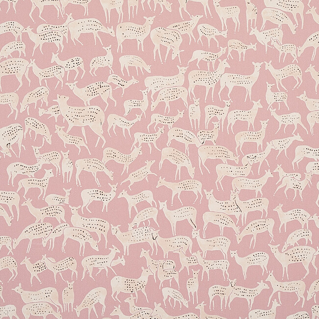 Fauna Wallpaper, Dusty Pink
