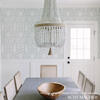 Chenonceau Damask Wallpaper, Sky Blue - Wallpaper - 2