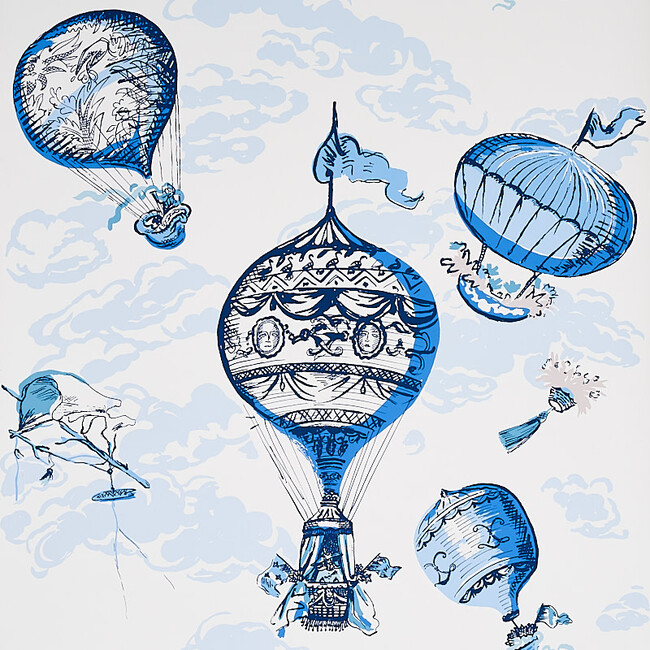 Balloons Wallpaper, Blue