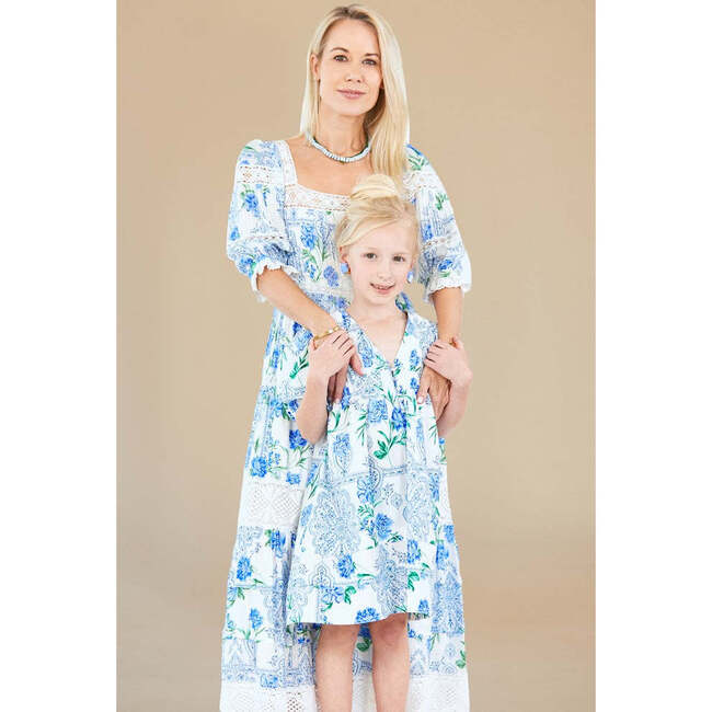 Kids Jenkins Dress, Floral Medallion - Dresses - 3