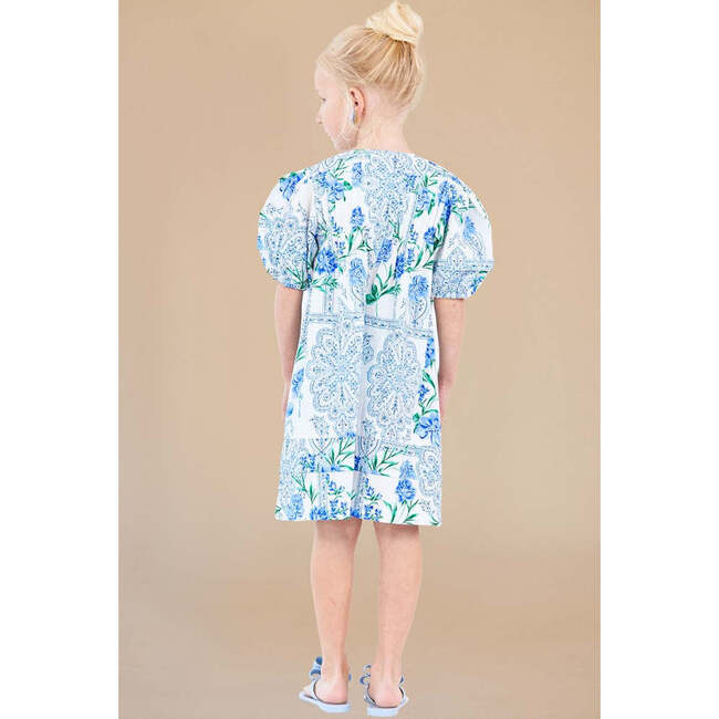 Kids Jenkins Dress, Floral Medallion - Dresses - 4