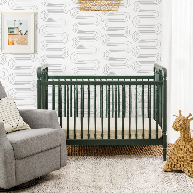 Liberty 3in1 Convertible Spindle Crib with Toddler Bed Conversion Kit