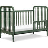 Liberty 3-in-1 Convertible Spindle Crib with Toddler Bed Conversion Kit, Forest Green - Cribs - 5 - thumbnail