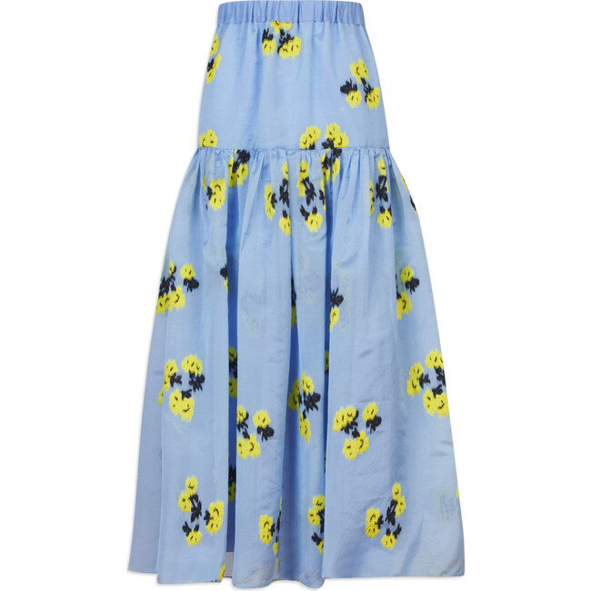 Women's Lara Skirt, Summer Blossom Oxford Blue Multi