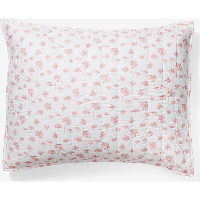 Echinacea Quilted Pillow Sham, Mauve