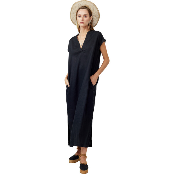 Women's Grecia Caftan Black - Lanhtropy Dresses | Maisonette