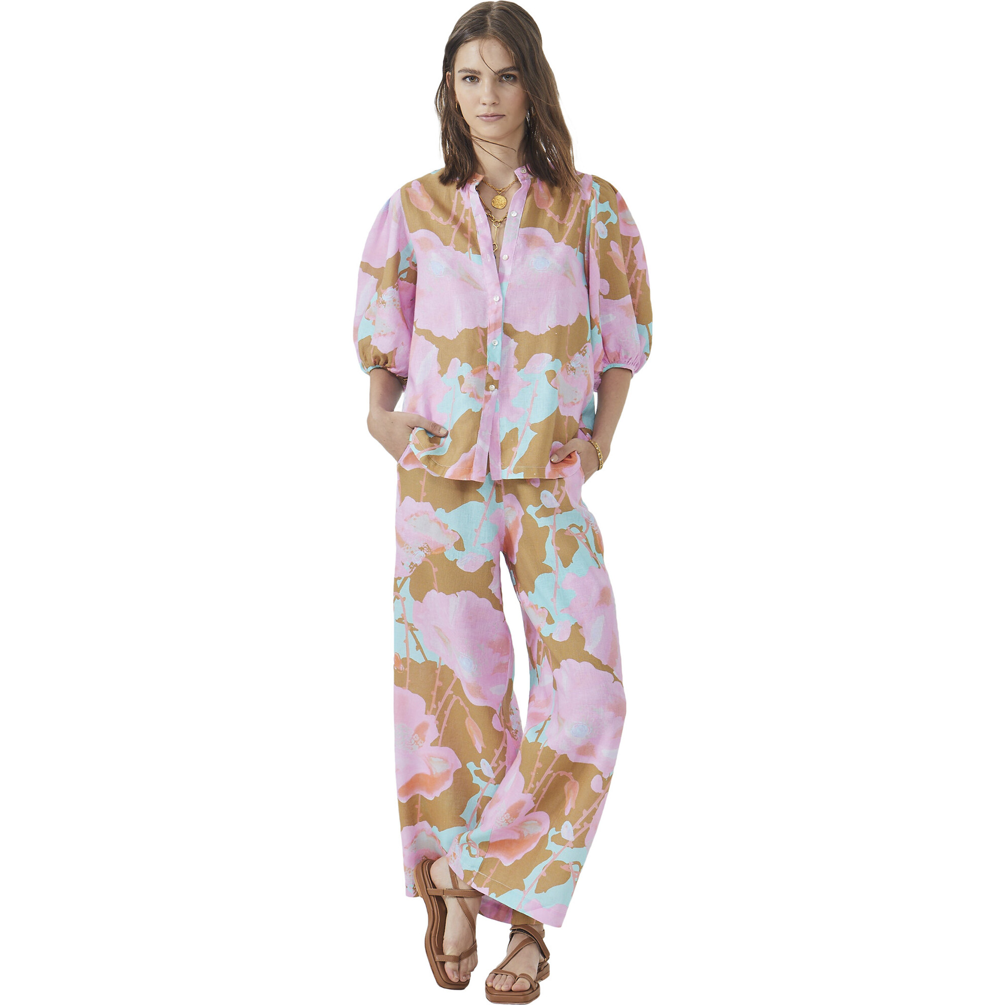 Women's New Luna Pants Aquarela - Pants - 1