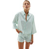 Women's Lenox Shirt Mint Stripes - Shirts - 1 - thumbnail
