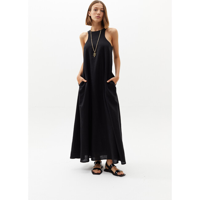 Women's Bloom Long Dress Black - Dresses - 3