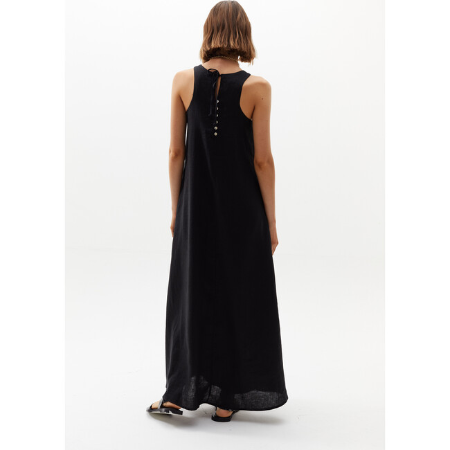 Women's Bloom Long Dress Black - Dresses - 4