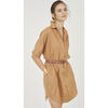 Women's Alba Shirt Dress Camel - Dresses - 5